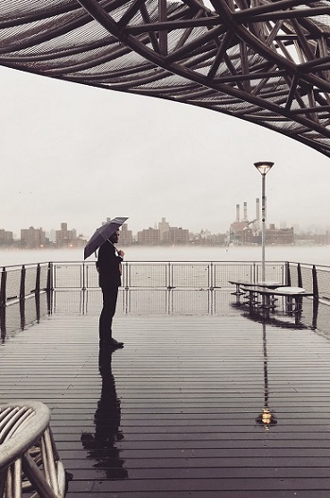 Heavy rain has a certain mournful beauty. Photo by Jessica Pamp on Unsplash.