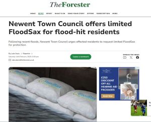 FloodSax featured in The Forester
