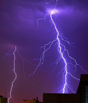 Looks like thunderstorms are heading our way in the UK